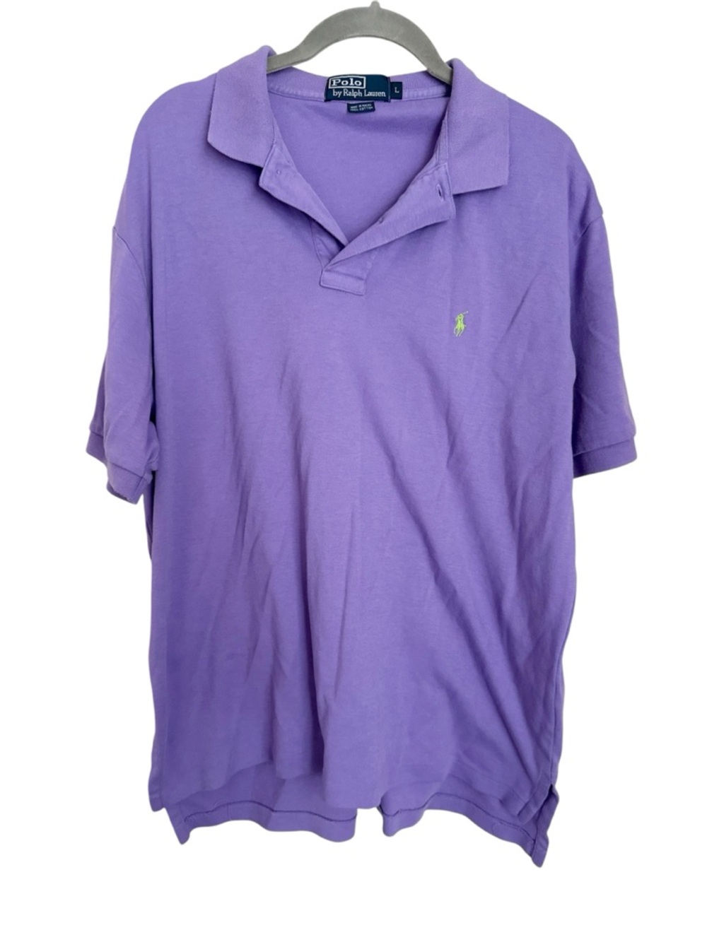 Polo by Ralph Lauren Lavender Short-Sleeve Polo Shirt Green Pony